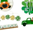 thumbnail image 4 of Decoraciones de San Patricio perfecl Letreros de madera Estilo A, 4 of 8