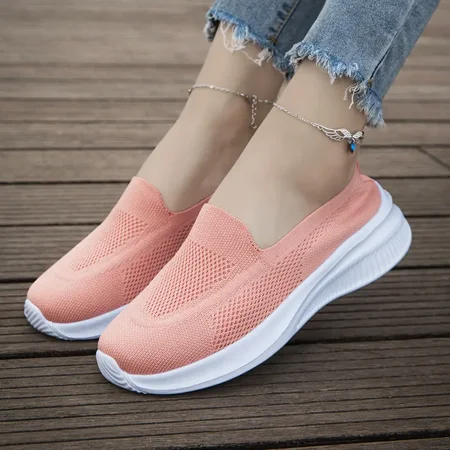

Lightweight Mesh Sneakers Breathable Mesh Slip-on Running Shoes Casual & Stylish Shoes For Every Day Women‘s Footwear