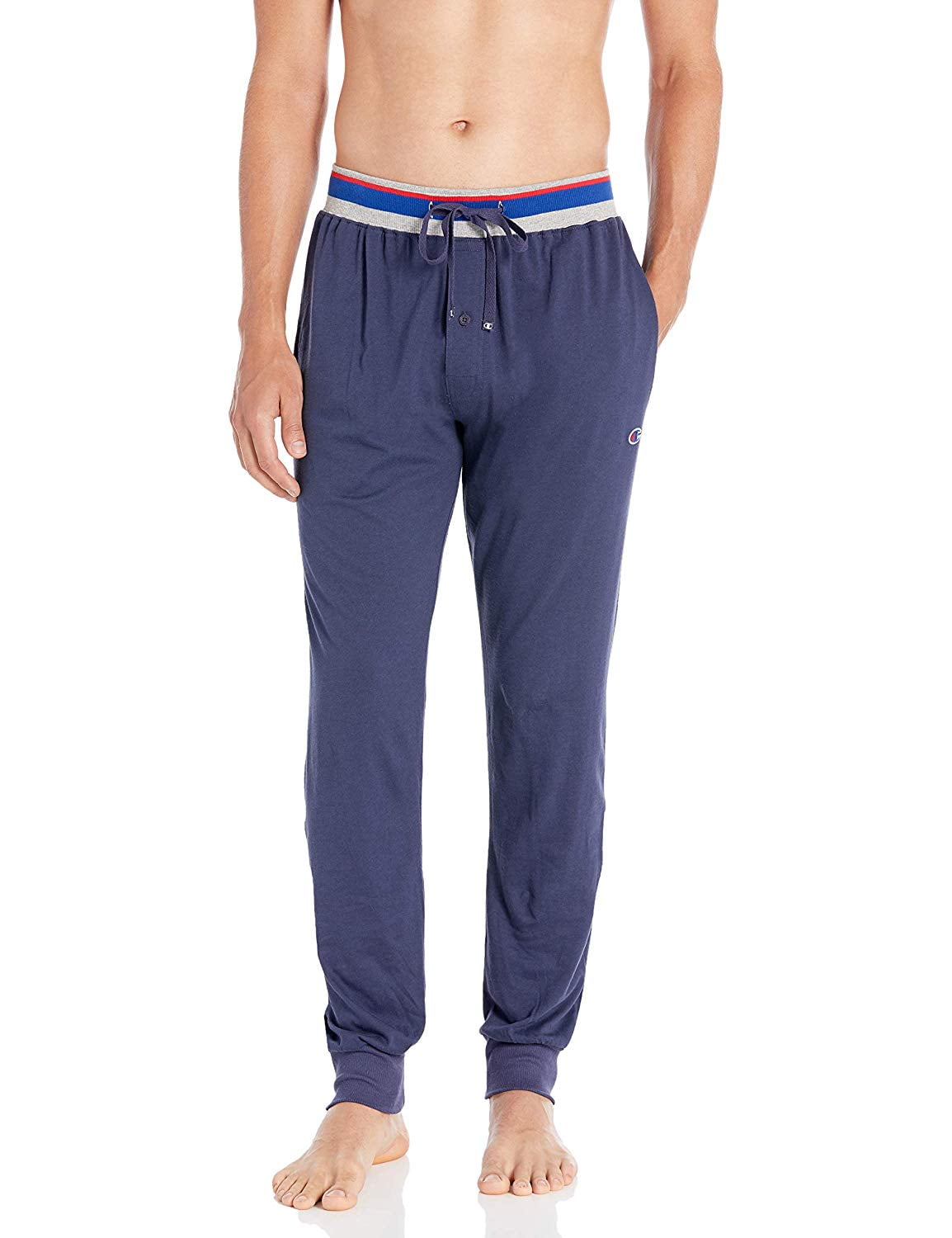 champion men's jersey jogger sleep pants