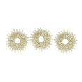 thumbnail image 1 of Truu Design 3-Piece Gold Starburst Round Wall Mirror, 1 of 4