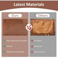 thumbnail image 4 of Toiletry Bag for Men, Large Leather Shaving Kit, Travel Essentials, Gifts for Father, Dad, Boyfriend, Grandpa, Water-resistant Shaving Bag for Toiletries Accessories, 4 of 4