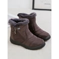 thumbnail image 3 of Gomelly Women Waterproof Winter Snow Boots Casual Warm Booties Slip On Size 4.5-11.5, 3 of 6