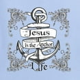 thumbnail image 2 of Wild Bobby, Jesus Is The Anchor Of My Life, Inspirational/Christian, Men Graphic Tee, Light Blue, XX-Large, 2 of 4