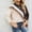 Coffee#7, variant on Women's Fall Winter Blouses Comfy Knitted Striped Long Sleeve Crew Neck Pullover Tops Fashion Loose Contrast Color Sweater(White#2,M)