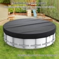 thumbnail image 3 of Pool Covers for above Ground Round Pools, Swimming Pool Cover for Frame Pools and Inflatable Pools, 420D Heavy Duty Waterproof and Dustproof, 3 of 5