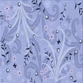 thumbnail image 1 of Ahgly Company Indoor Square Patterned Cornflower Blue Area Rugs, 4' Square, 1 of 1