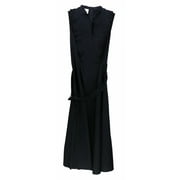 Akris Women's Night Sky Sleeveless Pleated Polyester Midi Dress - 6