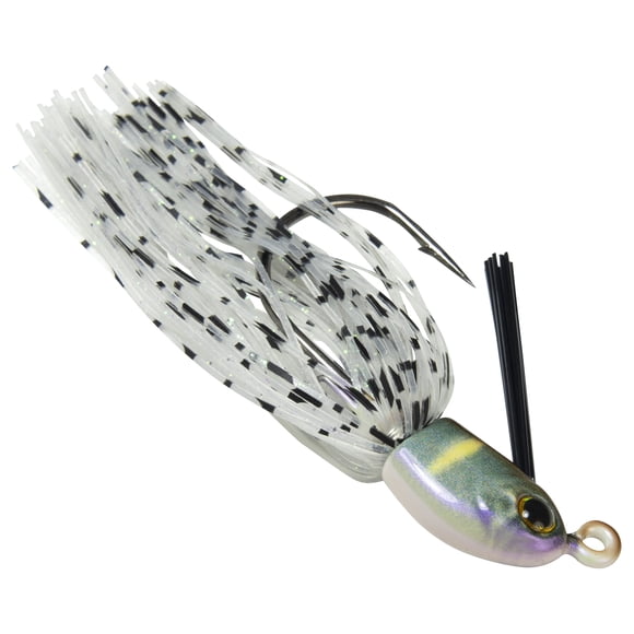 Leurres de pêche Lunkerhunt Natural Skirted Swim Jigs - Common Shiner - 3/8 oz