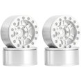 thumbnail image 1 of 4 piezas de cubo de llantas de metal con bloqueo de 1,55 para coche de control remoto 1/10 D90 Jimny CC01 LC70 Axial 90069.2, 1 of 5