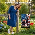 thumbnail image 5 of 11.8 x 17.7 Inch Patriotic Garden Flag USA 250 Years Anniversary Outdoor Decoration for Yard Lawn Porch, American Independence Celebration Garden Decor Flag Polyester, 5 of 5