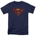 thumbnail image 1 of Superman Logo Classique Design Craquelé T-Shirt pour Hommes-4xlarge, 1 of 1