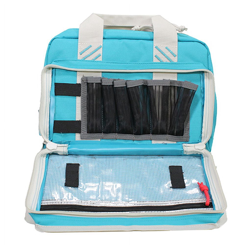 G Outdoors Quad Pistol Case Robin Egg Blue