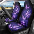 thumbnail image 1 of POLERO Butterflies Vehicle Seat Covers for Auto Trucks, Set of 2 Durable Front Seat Cover Breathable Elastic Car Front Seat Covers, 1 of 12