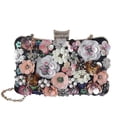thumbnail image 1 of Flower Clutch Purse Evening Bag for Women Formal Party Handbag Chain Strap Shoulder Bag, 1 of 1