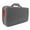 Grey, variant on Game Console Travel Case for Pro, Hard Shell Carrying Case with Shoulder Strap, Nylon Material, Fit for Controller, Headphones, Vertical Stand, Power Supply