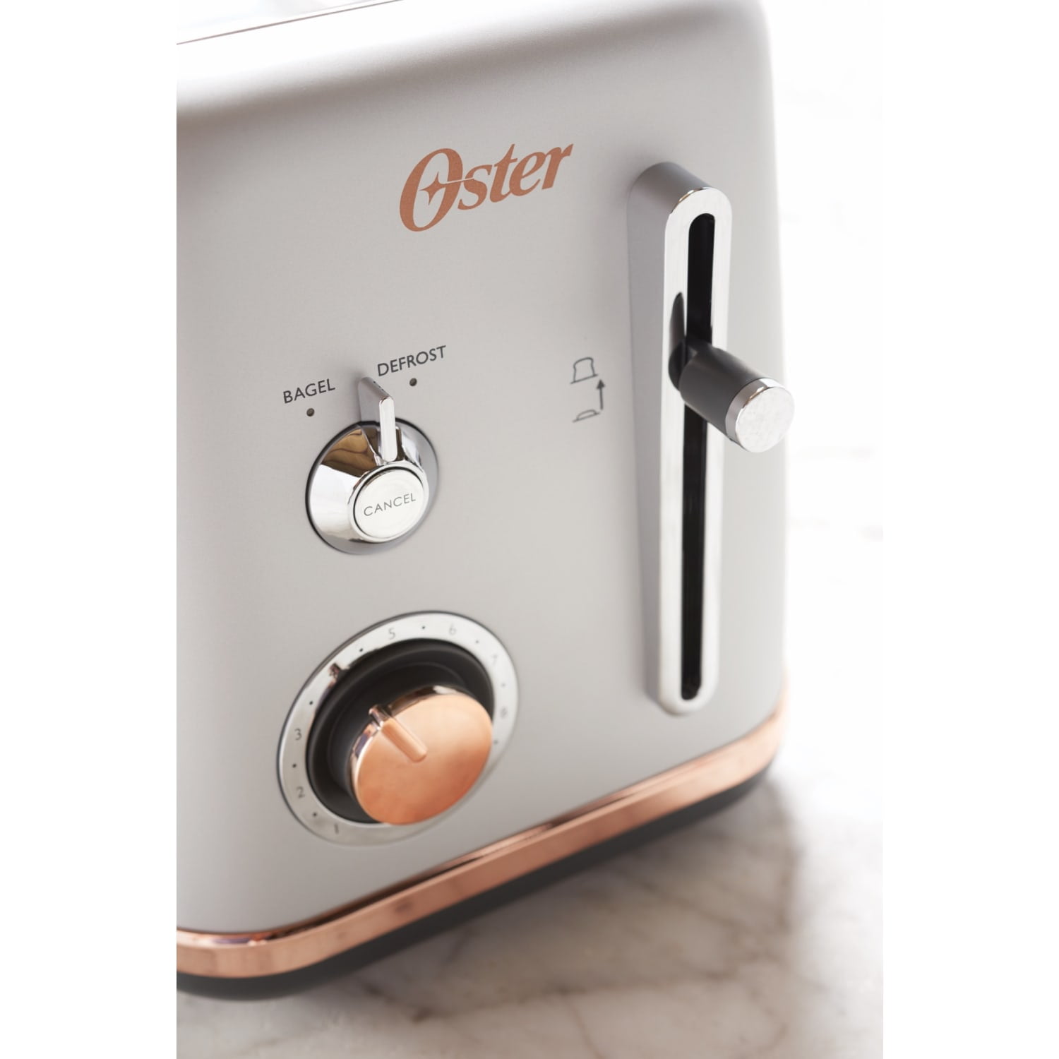 Oster 2 Slice Toaster, Metropolitan Collection with Rose Gold Accents