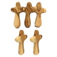 thumbnail image 1 of Dijes de Cruces de Madera Cruces de Mano Sosteniendo Cruces Regalo de Oración para Agarrar L, 1 of 5