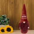 thumbnail image 6 of Red Wine Dwarf Ornament Plush Dwarf Figurine Christmas Decoration for Tiered Tray Farmhouses Kitchen Living Room, 6 of 9