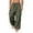 *Army Green, variant on Men's Drawstring Parachute Cargo Pants with Pockets , Adjustable Streetwear Wide Leg Joggers For Men, White , XS-4XL