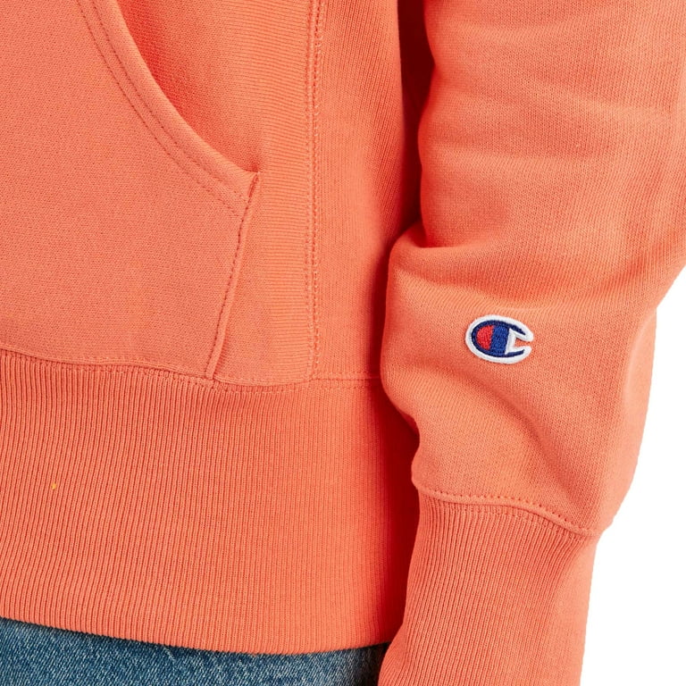 Champion Men s Reverse Weave Warm Up Pullover Hoodie Picante Pink X Large