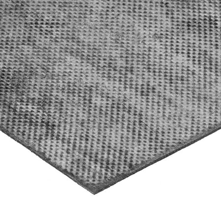 2 Ply Nylon Fabric-Reinforced Neoprene Rubber Sheet with Acrylic Adhesive - 70A - 1/4" Thick x 56" Wide x 36" Long