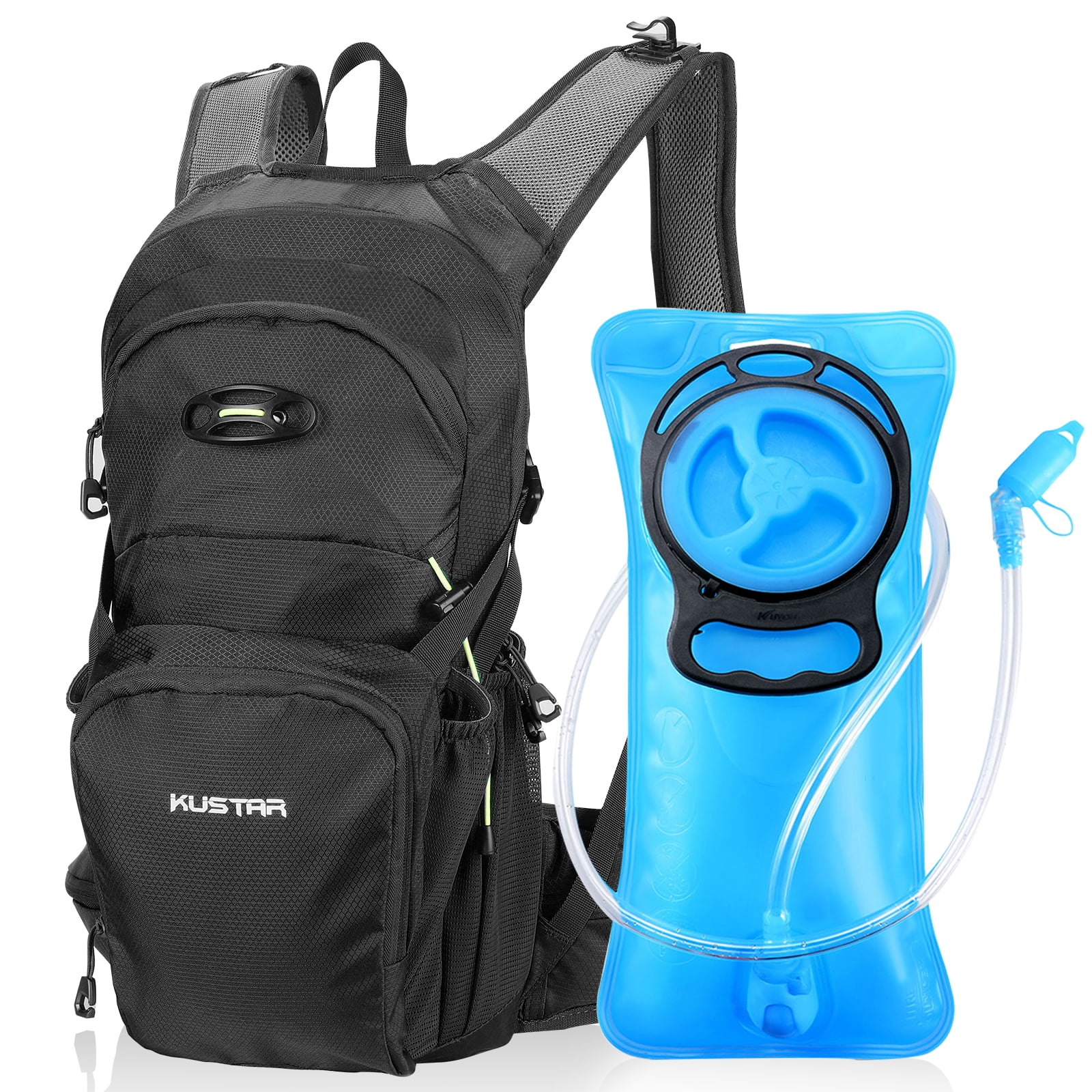 Backpack & FREE Waist Pouch Large Capacity! PREMIUM Water Hydration Bladder 