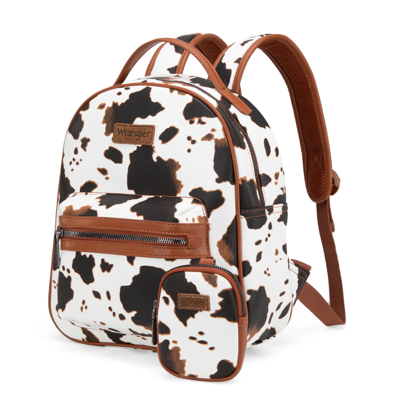 Montana West Wrangler Mini Backpack Cute Cow Print Backpack Purse for Women