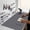 02 Dark Gray, variant on Standard SiliconeTable Placemat, Food-Grade Silicone Table Mat for Baking Pastry Non-Stick, Kids Nonslip Dinner Placemat Heat Resistant Waterproof Countertop Protector (Translucent white)