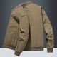 thumbnail image 3 of Chaquetas de algodón para hombre, tallas 5XL y 4XL, abrigo holgado, chaqueta corta de pana, cortavientos con cremallera lisa, chaquetas cortavientos informales de invierno para hombre, 3 of 4