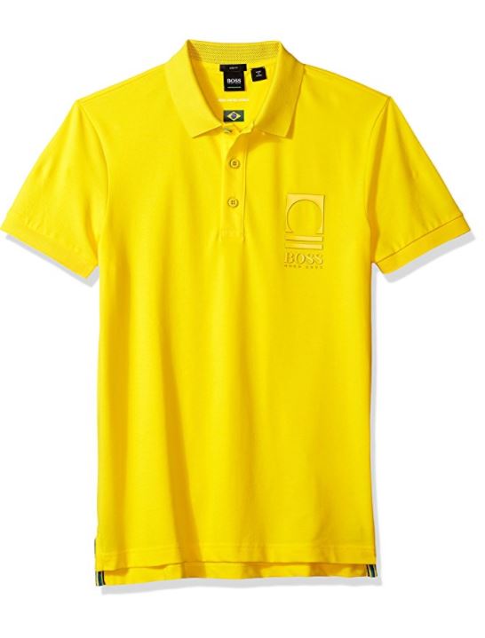 hugo boss orange polo shirt