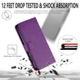 thumbnail image 5 of Starshop Moto G 5G 2024 Case Phone Cover Wallet Pouch Case With Glass Screen - Purple, 5 of 5