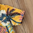 thumbnail image 5 of Sunisery Infant Baby Boys  Floral Print Short Sleeve T Shirts Tops+Shorts Holiday Summer Outfit, 5 of 5