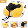 thumbnail image 5 of UNIWELL Travel Neck Pillow for Adults, Memory Foam Airplane Pillow, Adjustable Flight Pillow, Portable Travel Accessories with Eye Mask, Earplugs and Carry Bag, 5 of 7