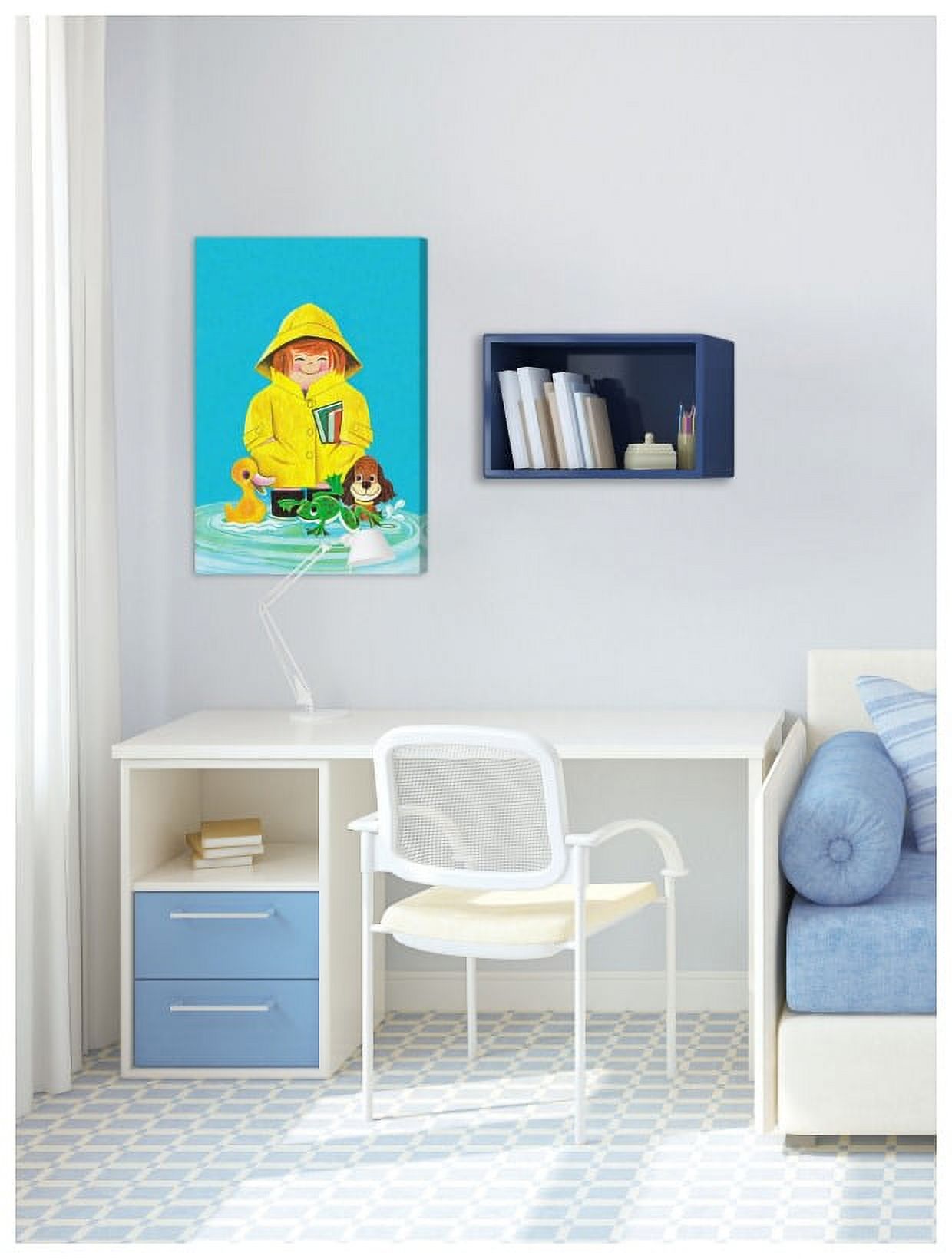 Marmont Hill "Duck Frog and Dog" by Curtis Painting Print on Canvas