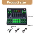 thumbnail image 5 of BQBQERT V9SJ Live Sound Card with 12 Scene with Noise Reduces Voice Changer Changing in Live and Gaming, 5 of 7