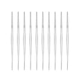 thumbnail image 2 of 10pcs set Stainless Steel Food Tongs Clips Multi functional Long Straight Tweezers 18cm, 2 of 5