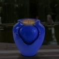 thumbnail image 5 of Pure Garden Jar Water Fountain – Indoor or Outdoor Water Feature with Electric Pump and LED Lights by Pure Garden (Cobalt Blue), 5 of 8