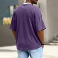 thumbnail image 4 of Dresfit T Shirts for Man Oversized V Neck Henley Shirts Summer 2026 Short Sleeve Vintage Tops Plain Breathable Big and Tall Sweatshirts S, 4 of 4