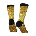 thumbnail image 5 of Funny Novelty Colorful Socks Gold Coins Amazing Patterned Casual Crew Socks, 5 of 7