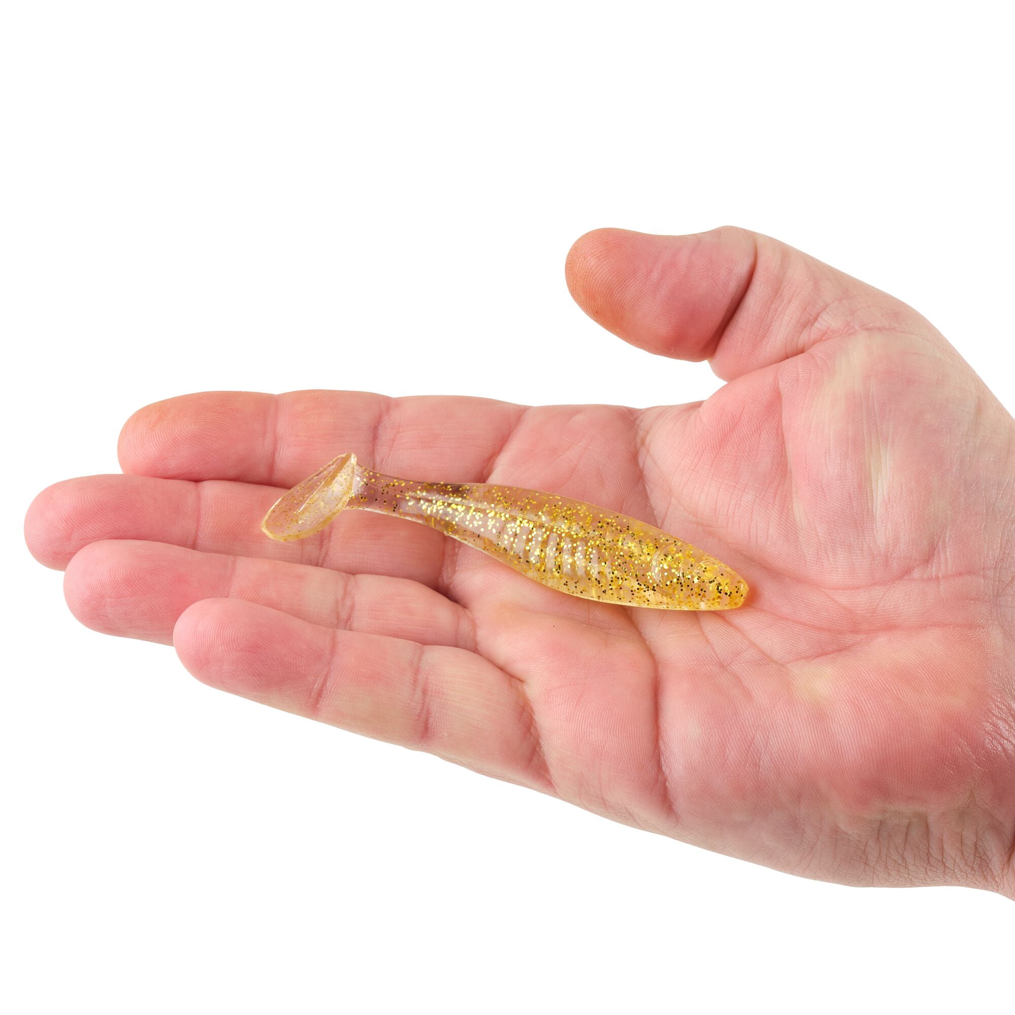 Berkley PowerBait® Saltwater The Champ Swimmer, 3.8 in, Swimbaits, Gold (6-count)