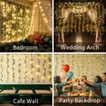thumbnail image 4 of Cortina String Lights Suddus 200 LED Vine con mando a distancia, 4 of 6