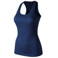 thumbnail image 3 of FashionMille Women Ribbed Tank top, Racerback Scoop Neck Active, 3 of 5