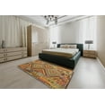 thumbnail image 5 of Ahgly Company Machine Washable Indoor Rectangle Contemporary Gold Area Rugs, 2' x 4', 5 of 7