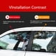 thumbnail image 5 of Adecuado para 2024 para Nissan Sylphy Tiido Rogue Qashqai Altima livlna modificado moldura de ventana especial Pc decoración de columna de espejo negro, 5 of 5