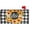 Sunflower Wreath, variant on Summer Welcome Mailbox Cover Magnetic Standard Size 21" x 18" Sunflower Wreath Black White Plaid Decorative Holiday Mailbox Wrap Post Letter Box Covers Decorations for Outdoor Home Garden Yard