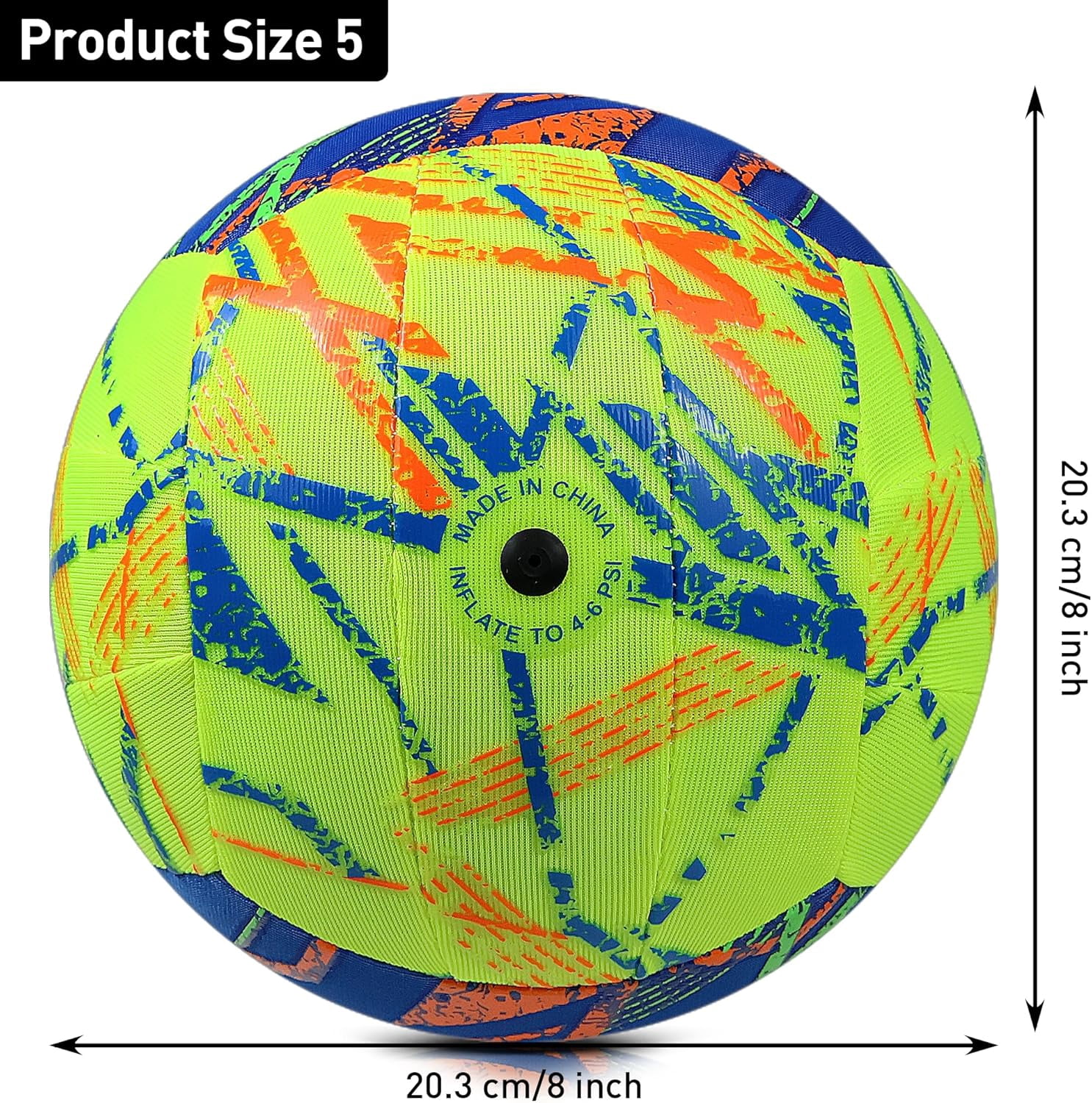 Waterproof Soft Volleyball with Pump for Indoor Outdoor Games