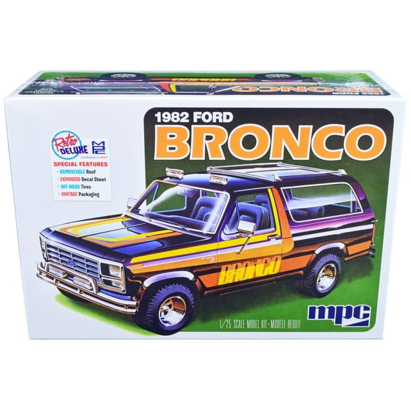 Skill 2 Model Kit 1982 Ford Bronco 1/25 Scale Model by MPC