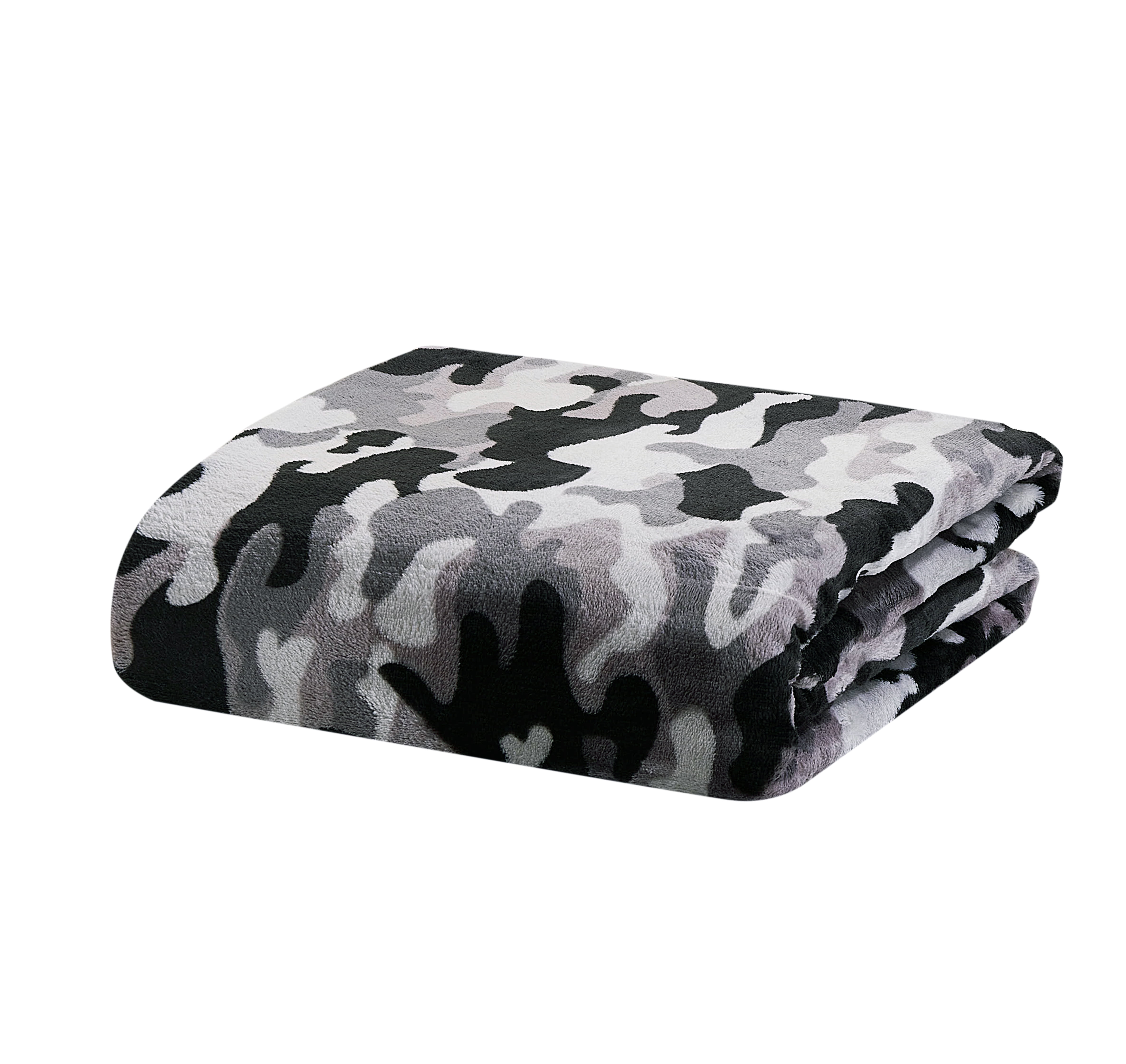Your Zone, Gray Camo, XL Oversized Throw Blanket, 72 x 50 Your Zone, Gray Camo, XL Oversized Throw Blanket, 72 x 50
