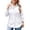 White, variant on Zeagoo Women's Plus Size Button Down Shirts Long Sleeve Collared Casual Shirt Office Work Blouse Tops