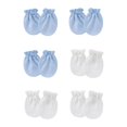 thumbnail image 2 of 6 Pairs Baby Mittens No Scratch Mittens Mittens Elastic Wrist Gloves for 0-12 Months Baby Boys Girls, 2 of 5